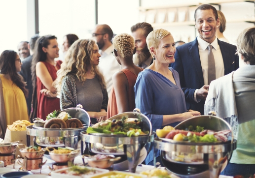 guests at a reception